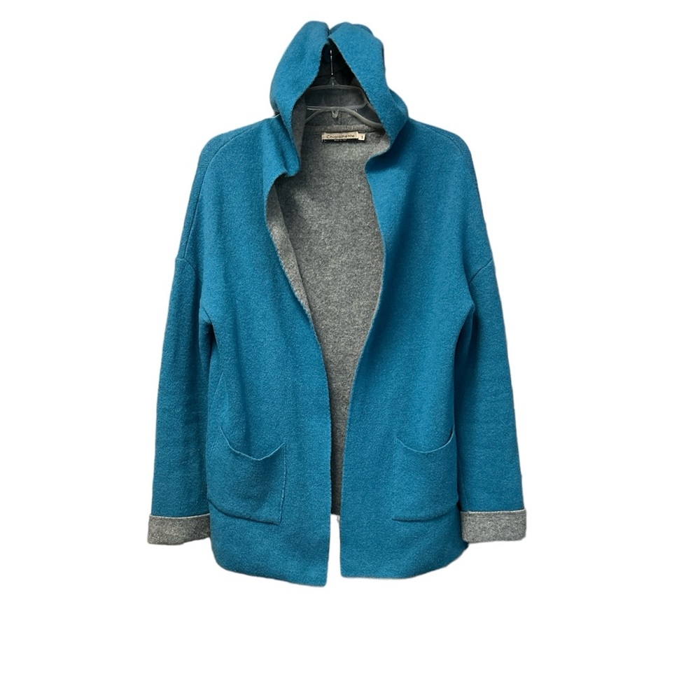 Chiaramente Women’s Wool-blend Open Front Cardigan Sweater Size Small